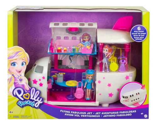 Polly Pocket  Mega Jet Privado  Set Muñecos