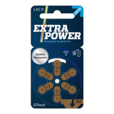 Pilha Extra Power A312 Botão - Kit De 6 Unidades