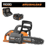 Kit Motosierra Ridgid 18v Brushless 12 Pulgadas 