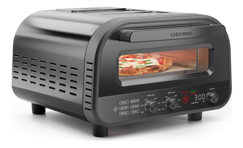 Chefman Horno Pizza Interior Electrico Hasta 800 ° F Negro