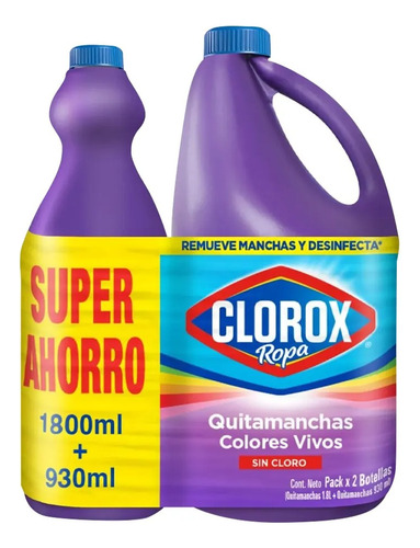 Clorox Ropa Color 1.8 L + 930ml