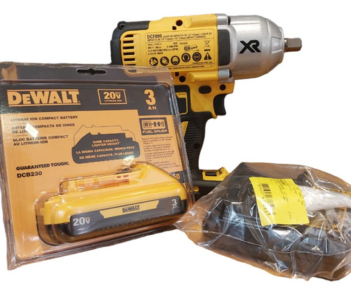 Chave De Impacto Dcf899 / Bateria 3ah / Carregador - Dewalt