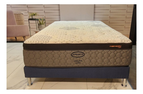 Colchon King Size America Delta Confort Con Memory Comodo