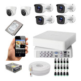 Kit Monitoramento Hikvision 6 Câmeras Full Hd Hilook Exir
