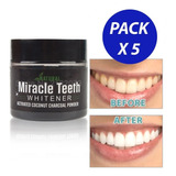 Pack 5 Miracle Teeth, Blanqueador Dental / E-roca