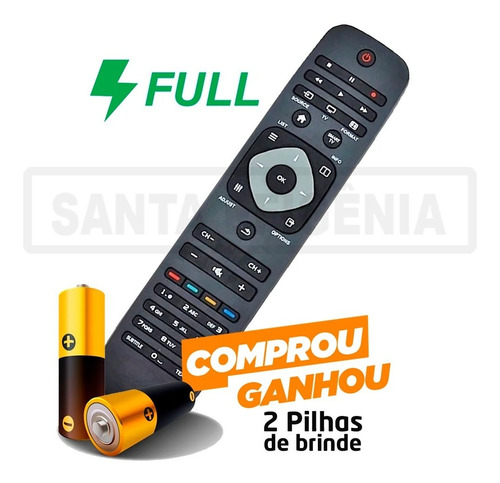 Controle Remoto Tv Philips Smart Serve Em Todas Tv Led Lcd