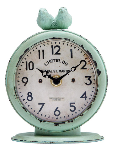 Nikky Home Reloj De Mesa Vintage, Reloj De Escritorio Con Es