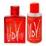 Kit Perfume Udv Flash 100 Ml + Desodorante Body Spray Udv Flash 200 Ml Masculino