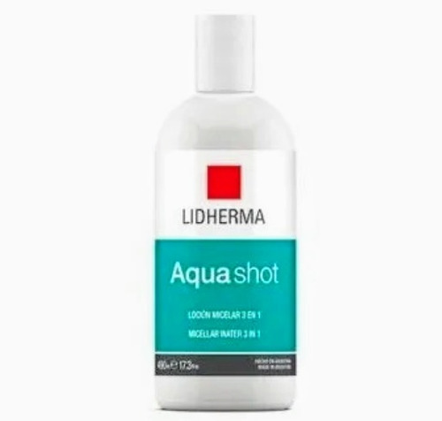 Aquashot Aqua Shot Loción Micelar Lidherma Grande 490 Ml