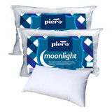 Pack X 2 Almohadas Piero Moonlight 80x40  Fibra Antialergica