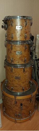 Bateria Pearl Session Maple Anos 90 Excelente Estado!