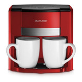 Cafeteira Elétrica 220v 450w 2 Xícaras Vermelho Multilaser