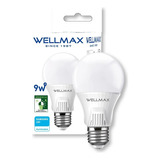 Ampolleta Con Sensor De Luz 9w, Wellmax, Luz Fria