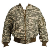 Campera Bomber Jacket Camuflado Militar Ripstop Estilo Alpha