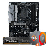 Kit Upgrade Ryzen 5 5600x + Asrock X570 Pg 4 + 8gb Ddr4