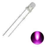 100pzas Diodo Led Dip 3mm Cabeza Redonda Transparente C...