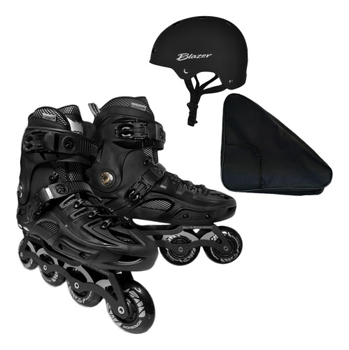 Patines Freeskate De Lujo Rockeado Profesional + Casco