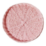 Bandejas Para Servir Pan Y Fruta En Miniatura, Color Rosa [l
