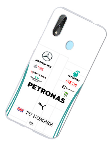 Funda Para Zte Mercedes F1 Petronas Con Nombre