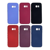 Capa Capinha Case Silicone Aveludada P/ Samsung Galaxy S7