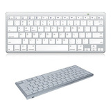 Teclado + Mouse Bluetooth Sem Fio Para Notebook Dell Cor Do Teclado Prateado