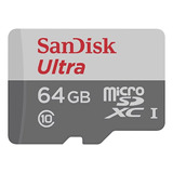 Cartao De Memoria Micro Sd Sandisk 64gb 100mbs