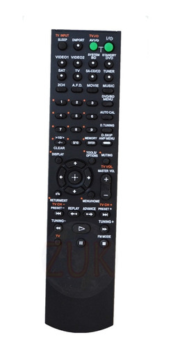 Control Remoto Para Home Theatre Sony 601 Zuk