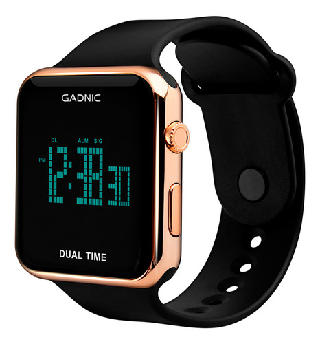 Reloj Pulsera Unisex Gadnic Cronometro Alarma Deportivo