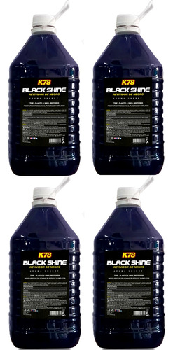 4 Revividor De Gomas Y Plasticos Liquido K78 5 Lts X4 Unidad