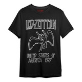 Led Zeppelin 1977 Playera Hombre Rott Wear 