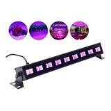 Luz Ultravioleta Fluor Fiesta Barra Led 43cm Luz Uv Negra 