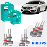 Kit Super Led Philips H11 + Hb3 + H8 - Honda Civic