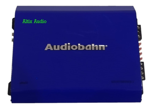Amplificador Audiobahn Ultra-1dbl 1 Canal Azul  1500w Rms