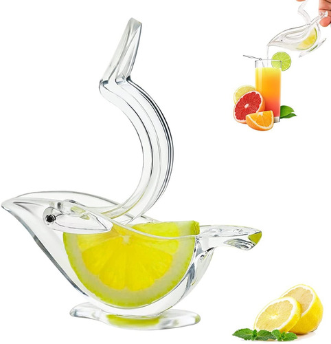 Exprimidor Pajarito Diseño Citricos Jugo Limon Rodajas Fruta