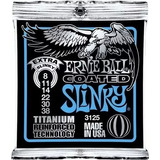 Encordado Ernie Ball 3125 Titanium Guitarra Eléc + 2 Picks 