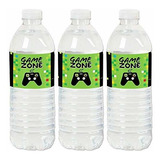 Game Zone  Etiquetas Adhesivas Para Botella De Agua De ...