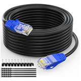 Cable Ethernet Cat6 Para Exteriores (50 Pies), Resistente Al