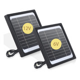 12v Y 6v 5w Trail Cámara Panel Solar Build-en Batería Recarg