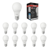 Kit 10 Lâmpadas Led 12w Bulbo 6500k Luz Branca Avant Cor Da Luz Branco-frio 110v/220v