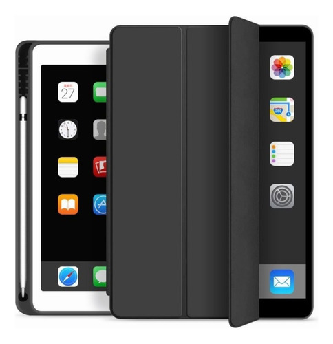 Carcasa Funda Smart Cover Con Ranura Lápiz Para iPad Pro 11