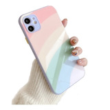 Funda Celular Generica P/ iPhone Pastel Protector Camara Tpu