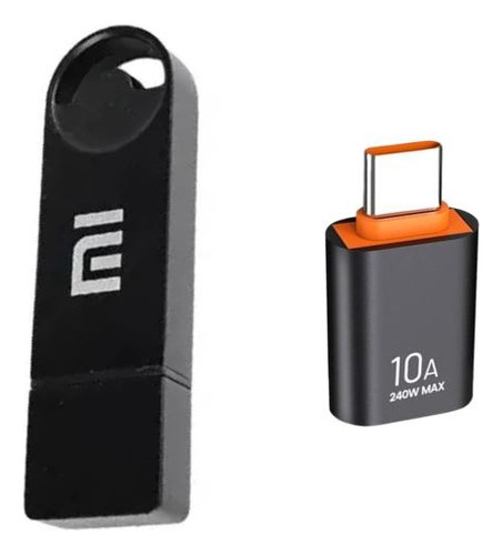 Kit Memoria Usb 2tb Alta Velocidad 3.2 + Adapador Otg Tipo C