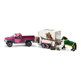 Schleich Horse Truck And Trailer Toys 14 Piece Pickup Truck 