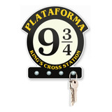 Porta Chaves Plataforma 9 3/4 16x15 Harry Potter - Beek Cor Preto