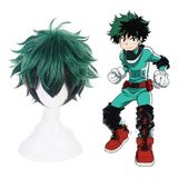 1 Anime My Hero Academia Deku Izuku Midoriya Cosplay Peluca