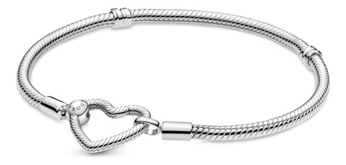 Bracelete Moments Com Fecho De Coracao