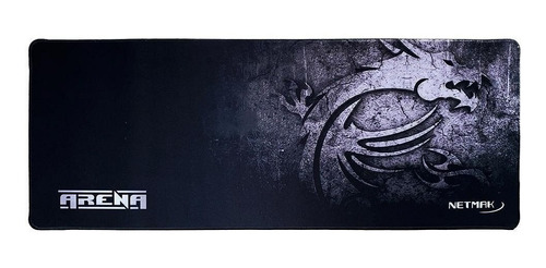 Mouse Pad Gamer Xl 80 X 30 Netmak Arena 2 Bordes Cosidos K5