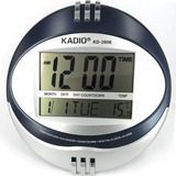 Reloj Pared Mesa Kadio Digital Hora Fecha Alarma Termómetro