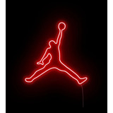 Letrero Led Neon Jordan Basquet 25*19cm Luminoso