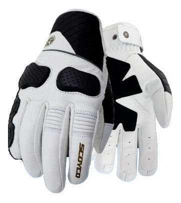 Guantes Moto Scoyco Piel Protecciones Chopper Cafe Racer 